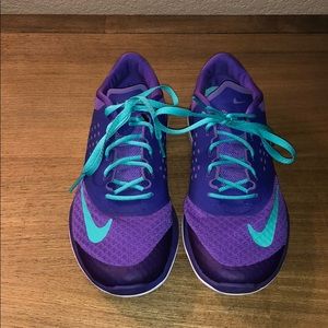 Nike FitSole Sneakers - Purple & Teal - 7